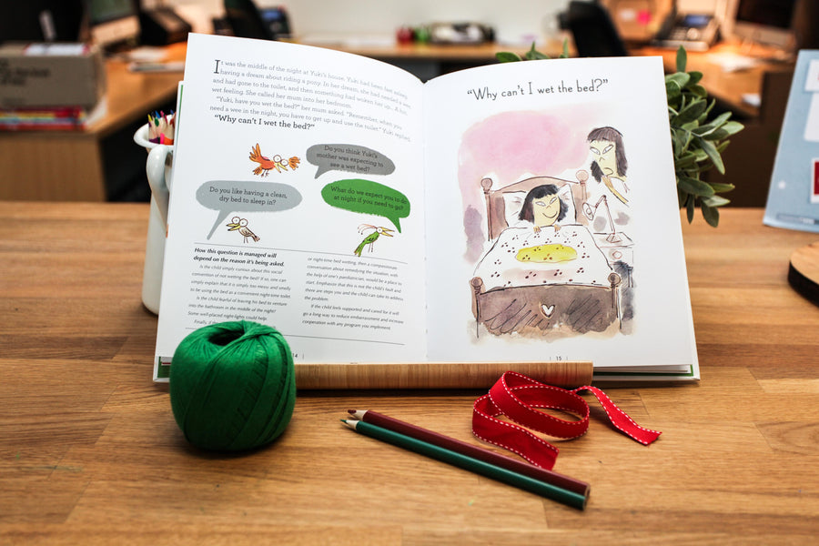 Why do I have to eat my green? A book about well-being for kids